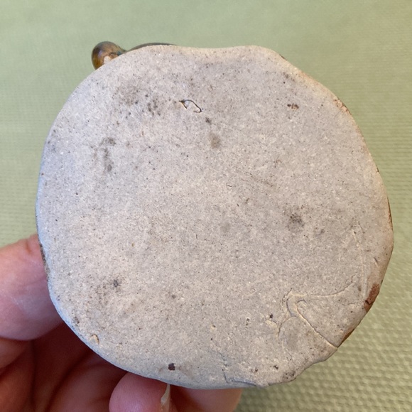 3 wise monkeys, glazed clay sculpture, see no evil, hear no evil, speak no evil - Picture 6 of 10